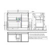 Тумба напольная, 100 см, белая, Edifice, ID EDI10WFi95,