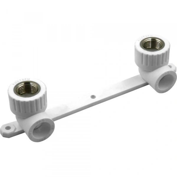 Установочная планка для смесителя РР d20-1/2"вн. нижняя подводка, цельнособрана (Tebo)