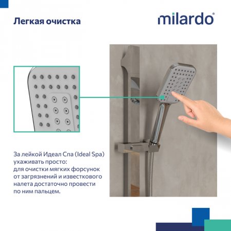 Лейка для душа, 3F, Ideal Spa, MI ILS3FCSM18,