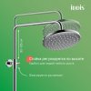 Смеситель с верхним душем и изливом IDDIS "Ray" RAYSB3Fi06