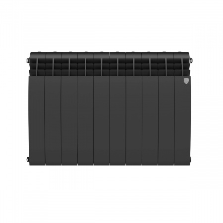 Радиатор биметаллический Royal Thermo BiLiner 500 (Noir Sable - чёрный) (1 секция)