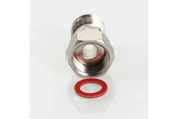 Полусгон прямой VALTEC с накидной гайкой, 1/2"x1/2" (VTr.613.N.0404)