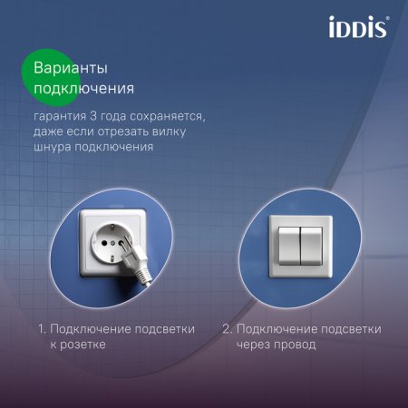 Зеркало с подсветкой, 60 см, Cloud X, ID CLX6000i98,