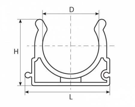 Опора для трубы D63