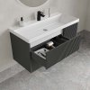 Тумба с умывальником подвесная, 100 см, темно-серый, Bild 2.0, ID BIL10G1i95K,