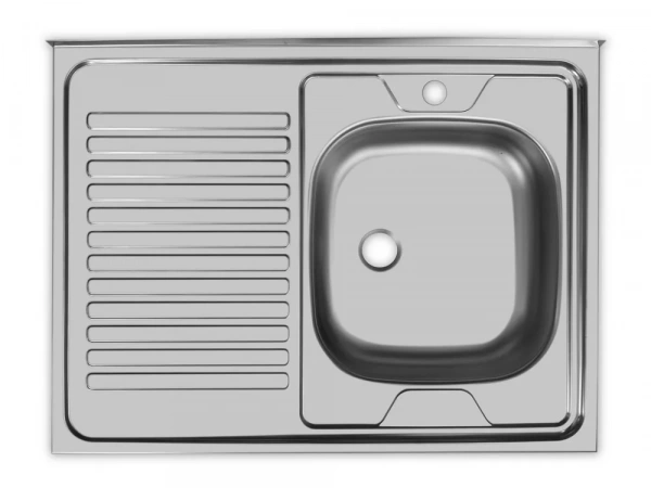 Мойка "Юкинокс" Стандарт STD800.600-4/5С накладная, левое крыло (без акс.)