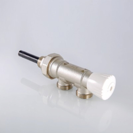 Узел инжекторный "ValTec" 1/2"*100% для подключения радиатора (VT.025.N.E04100) (бок. клап.)