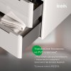 Тумба с умывальником, подвесная, 100 см, белый, Cloud X, ID CLX10W0i95K,
