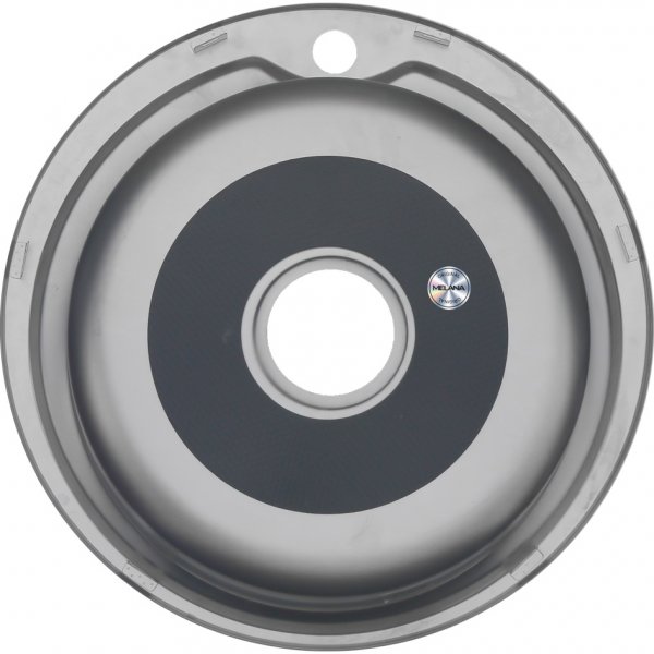 Мойка MELANA 510 N 0,6/170 врезная круглая с сифоном (018a N*15)