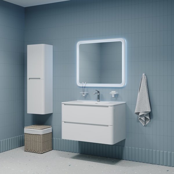 Пенал подвесной, 35 см, белый, Edifice, ID EDI35W0i97,