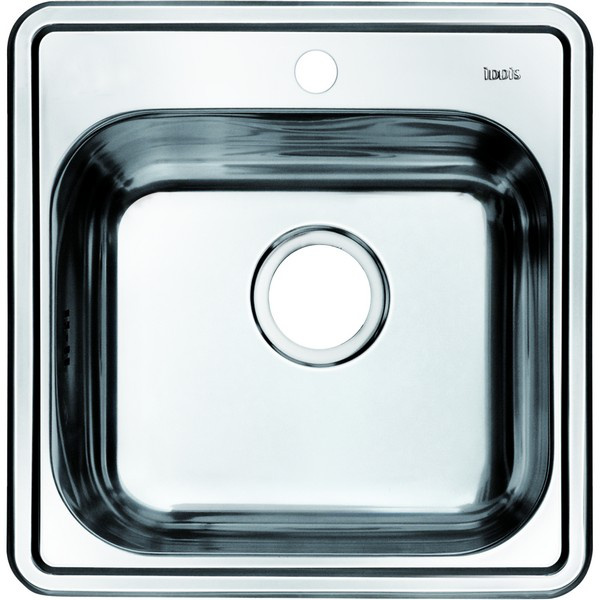 Мойка "IDDIS Strit" STR48P0i77, 485*485, полир., врезная с выпуском