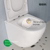 Комплект 3в1: подвесной унитаз, инсталляция и клавиша смыва белая, Basic, ID BASBQ03i73,