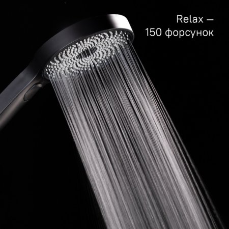 Лейка душевая "IDDIS" SpaHome SPA3F0Bi18, чёрная