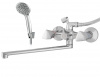 Смеситель ванна LUX RUSANT RV6023505-022 латунь,хром,кран-букса керам.,излив L-обр. 35 см.