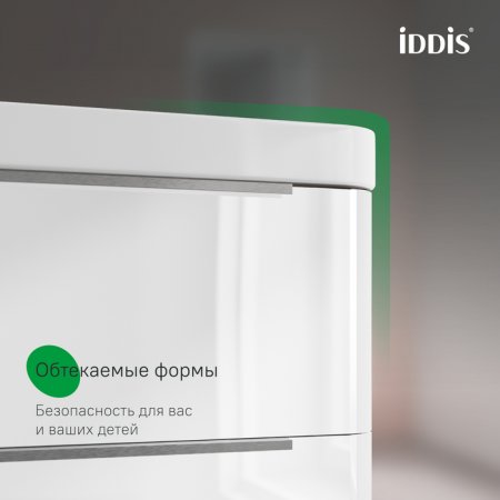 Тумба с умывальником, подвесная, 100 см, белый, Cloud X, ID CLX10W0i95K,