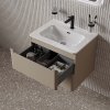 Тумба с умывальником, подвесная, 60 см, капучино, Edifice, ID EDI60C0i95K,