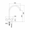Смеситель кухни MILARDO "Tring" TRISB0JM05