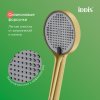 Душевая система с тропическим душем и изливом, золотой матовый, Aiger, ID AIGMG3Fi06,