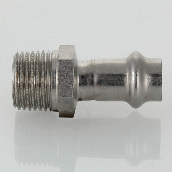 Пресс-фитинг VALTEC, нерж. сталь с нар.р. 22х3/4" (VTi.901.I.002205)