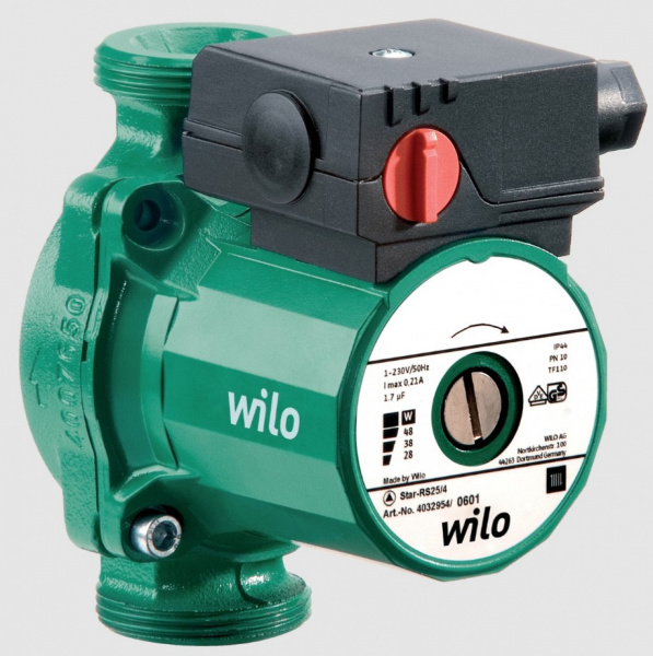 Насос циркуляционный Wilo NO c короткой базой RS-25/6-130