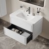 Тумба с умывальником, подвесная, 80 см, белый, Oxford Neo, ID OXN80W0i95K,