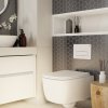Клавиша смыва, универсальная "IDDIS Unifix" арт.UNI10W0i77 глянцевый белый