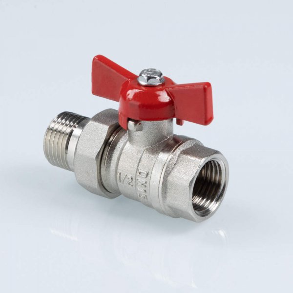 Кран шаровой VALTEC СТАНДАРТ ГОСТ, с полусгоном 1", вн.-нар. (PN40) (VT.127.N.06), Россия