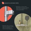 Душевая система с тропическим душем с термостатом, хром глянцевый, SpaHome, ID SPHSBTKi06,