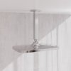 Кронштейн для верхнего душа в потолок, квадратный, хром, Optima Home, ID OPH20CSi61,