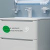 Тумба с умывальником, подвесная "IDDIS Edifice 60" цвет белый арт.EDI60W0i95K