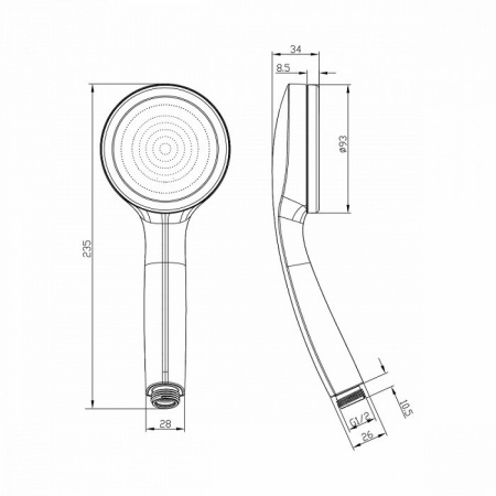 Лейка душевая "IDDIS" SpaHome SPA1F00i18