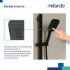 Лейка для душа, черная матовая, 3F, Ideal Spa, MI ILS3FBSM18,