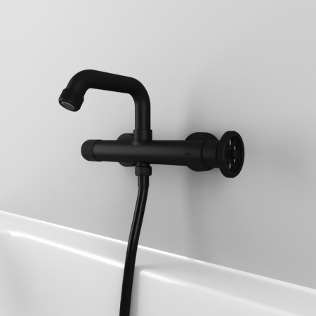 Смеситель ванны IDDIS "Grange" цвет черный GRABLR2i02WA