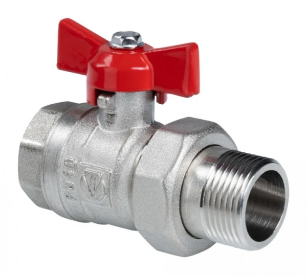 Кран шаровой VALTEC СТАНДАРТ ГОСТ, с полусгоном 3/4", вн.-нар. (PN40) (VT.127.N.05), Россия