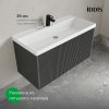 Тумба с умывальником подвесная, 100 см, темно-серый, Bild 2.0, ID BIL10G1i95K,