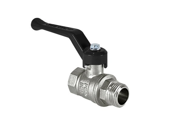 Кран шар. лат. DeltaPro для ВОДЫ  1 " ВР/НР рычаг, НИКЕЛ. VALFEX 11Б27фт1М (VF.215.NR1.100.DP)