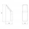 Крючок одинарный "IDDIS Slide" белый матовый SLIWT10i41