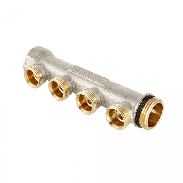 Коллектор 1" на 4 выхода н.р. евроконус 3/4" (VTc.500.NE.060504)