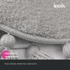 Коврик для ванной комнаты, 55 см, микрофибра, серый, ID DTR01P5i12,