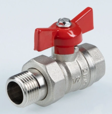 Кран шаровой VALTEC СТАНДАРТ ГОСТ, с полусгоном 1/2", вн.-нар. (PN40) (VT.127.N.04), Россия