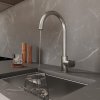 Смеситель для кухни с каналом для фильтрованной воды, сатин, Rora, MI RORBNFJM05,