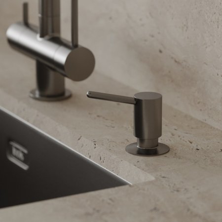 Дозатор, латунь, графит, Kitchen Line, ID SDIGM01i59,