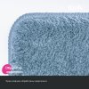 Коврик для ванной комнаты, 70x120, микрофибра, синий, ID BSQL03Mi12IT,