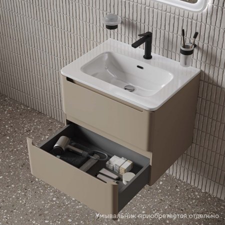 Тумба подвесная, 60 см, капучино, Edifice, ID EDI60C0i95,