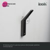 Крючок одинарный, сплав металлов, Slide, графит, ID SLIGM10i41,
