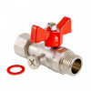 Кран шар. г-ш для подключения манометра с накидной гайкой 1/2" ValTec Base (VT.806.N.0404)