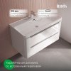 Тумба с умывальником, подвесная, 100 см, белый, Cloud X, ID CLX10W0i95K,