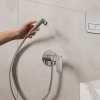 Встраиваемый смеситель с гигиеническим душем, глянцевый хром, Rora, MI RORSBR0M08,
