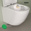 Комплект 3в1: подвесной унитаз, инсталляция и клавиша смыва белая, Basic, ID BASB030i73,