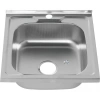 Мойка MELANA 5050 0.8 /180 квадр.декор.,накл.,с сифоном (098Dt*10)